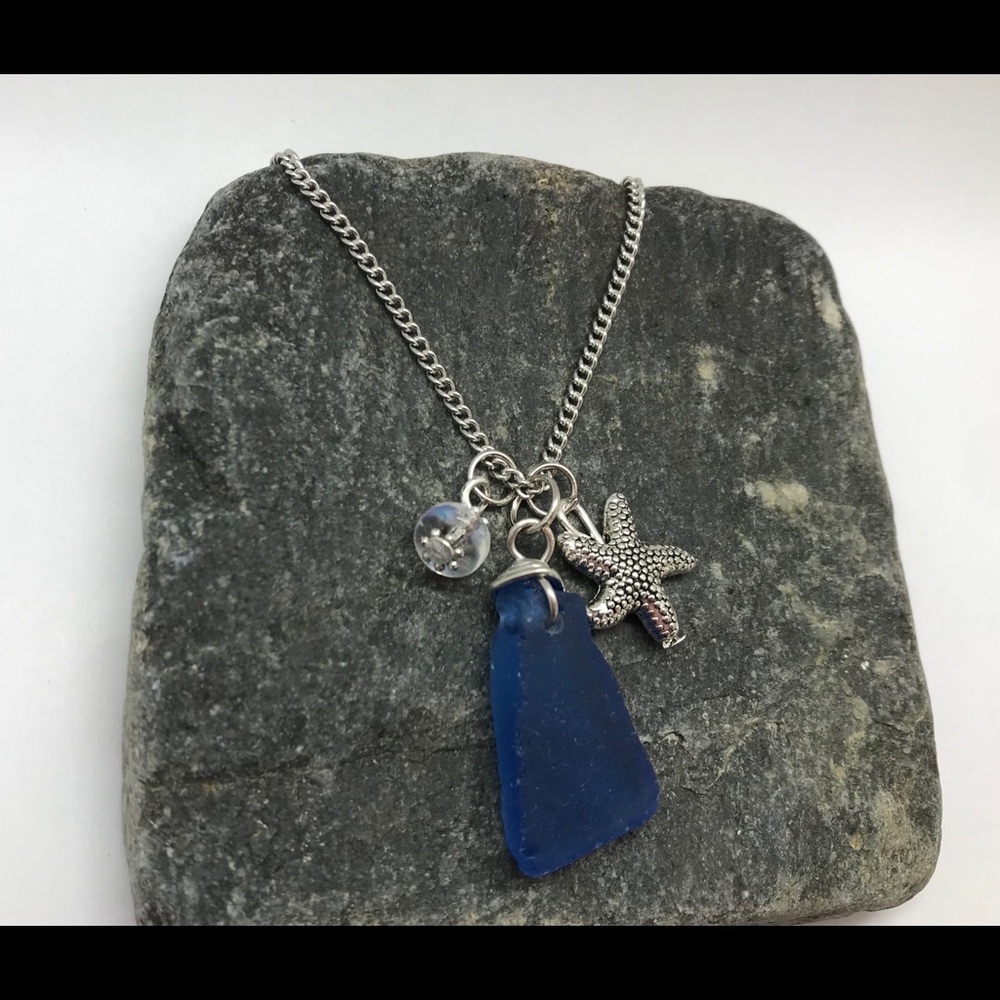 Sea glass necklace